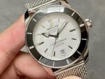 BLS Factory Breitling Superocean Heritage 46 A1732024 G642 Full Steel White Dial - Image 2