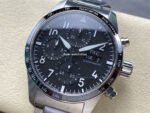 BLS Factory IWC Pilot Chronograph IW388304 41mm Full Steel Arabic Numerals Black Dial - Image 3