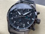 BLS Factory IWC Pilot Chronograph IW388307 41mm Full Steel Arabic Numerals Black Dial - Image 3