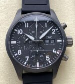 BLS Factory IWC Pilot Chronograph Top Gun IW388106 41mm Black Dial