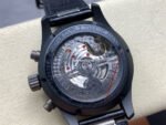 BLS Factory IWC Pilot Chronograph Top Gun IW388106 41mm Leather Strap Black Dial - Image 7