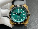 BRF Factory Bell Ross BR 03 BR0392-D-LT-BRSRB 42mm Bronze Rubber Strap Green Dial - Image 2