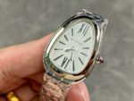 BV Factory Bvlgari Quartz Serpenti 103141 33mm Full Steel Roman Numerals Silver Dial - Image 3