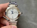 BV Factory Cartier Pasha WSPA0013 35mm Full Steel White Dial