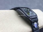 BV Factory Cartier Santos WSSA0039 39.8mm Steel Rubber Strap Roman Numerals Black Dial - Image 5