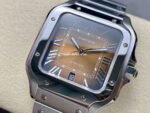 BV Factory Cartier Santos WSSA0064 39.8mm Full Steel Roman Numerals Orange Dial - Image 3