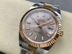 Clean Factory Rolex Datejust 126231 36mm Half Rose Gold Pink Dial - Image 3