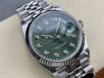 Clean Factory Rolex Datejust 126234-0055 36mm Full 904L Diamond Olive Green Palm Motif Dial Jubilee - Image 2
