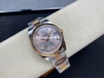 Clean Factory Rolex Datejust 126331-0007 41mm Half Rose Gold Diamond Pink Dial - Image 4