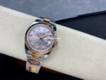 Clean Factory Rolex Datejust 126331-0007 41mm Half Rose Gold Diamond Pink Dial - Image 5