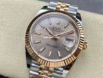 Clean Factory Rolex Datejust 126331-0010 41mm Half Rose Gold Pink Dial Jubilee - Image 3
