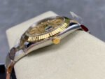 Clean Factory Rolex Datejust 126333-0021 41mm Half Gold Fluted Motif Champagne Dial - Image 7