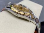 Clean Factory Rolex Datejust 126333-0021 41mm Half Gold Fluted Motif Champagne Dial - Image 6