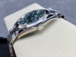 Clean Factory Rolex Datejust 126334-0030 41mm Full 904L Fluted Motif Olive Green Dial Jubilee - Image 6