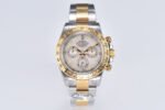 Clean Factory Rolex Daytona 116503 40mm Half Gold Diamond Mop Mother Of Pearl Dial