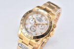 Clean Factory Rolex Daytona 116508 40mm Full Yellow Gold Diamond Mop Mother Of Pearl Dial - Image 3