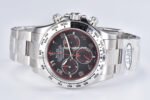 Clean Factory Rolex Daytona 116509 40mm Full White Gold Racing Arabic Number Black Dial - Image 6