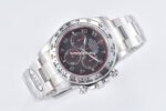 Clean Factory Rolex Daytona 116509 40mm Full White Gold Racing Arabic Number Black Dial - Image 4