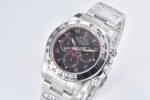Clean Factory Rolex Daytona 116509 40mm Full White Gold Racing Arabic Number Black Dial - Image 3