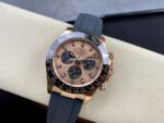 Clean Factory Rolex Daytona 116515LN-0018 40mm Rose Gold Oysterflex Pink Dial - Image 4