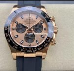 Clean Factory Rolex Daytona 116515LN-0018 40mm Rose Gold Oysterflex Pink Dial