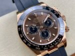 Clean Factory Rolex Daytona 116515LN-0041 40mm Rose Gold Oysterflex Brown Dial - Image 2