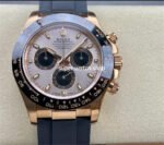 Clean Factory Rolex Daytona 116515LN-0059 40mm Rose Gold Oysterflex Pink Dial