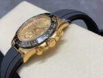 Clean Factory Rolex Daytona 116518LN-0042 40mm Yellow Gold Oysterflex Champagne Dial - Image 6