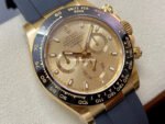 Clean Factory Rolex Daytona 116518LN-0042 40mm Yellow Gold Oysterflex Champagne Dial - Image 2