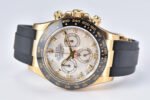 Clean Factory Rolex Daytona 116518LN 40mm Yellow Gold Oysterflex Diamond Mop Mother Of Pearl Dial - Image 5