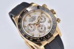 Clean Factory Rolex Daytona 116518LN 40mm Yellow Gold Oysterflex Diamond Mop Mother Of Pearl Dial - Image 2