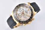 Clean Factory Rolex Daytona 116518LN 40mm Yellow Gold Oysterflex Diamond Mop Mother Of Pearl Dial - Image 4
