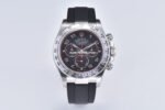Clean Factory Rolex Daytona 116519LN 40mm White Gold Oysterflex Arab Number Racing Black Dial