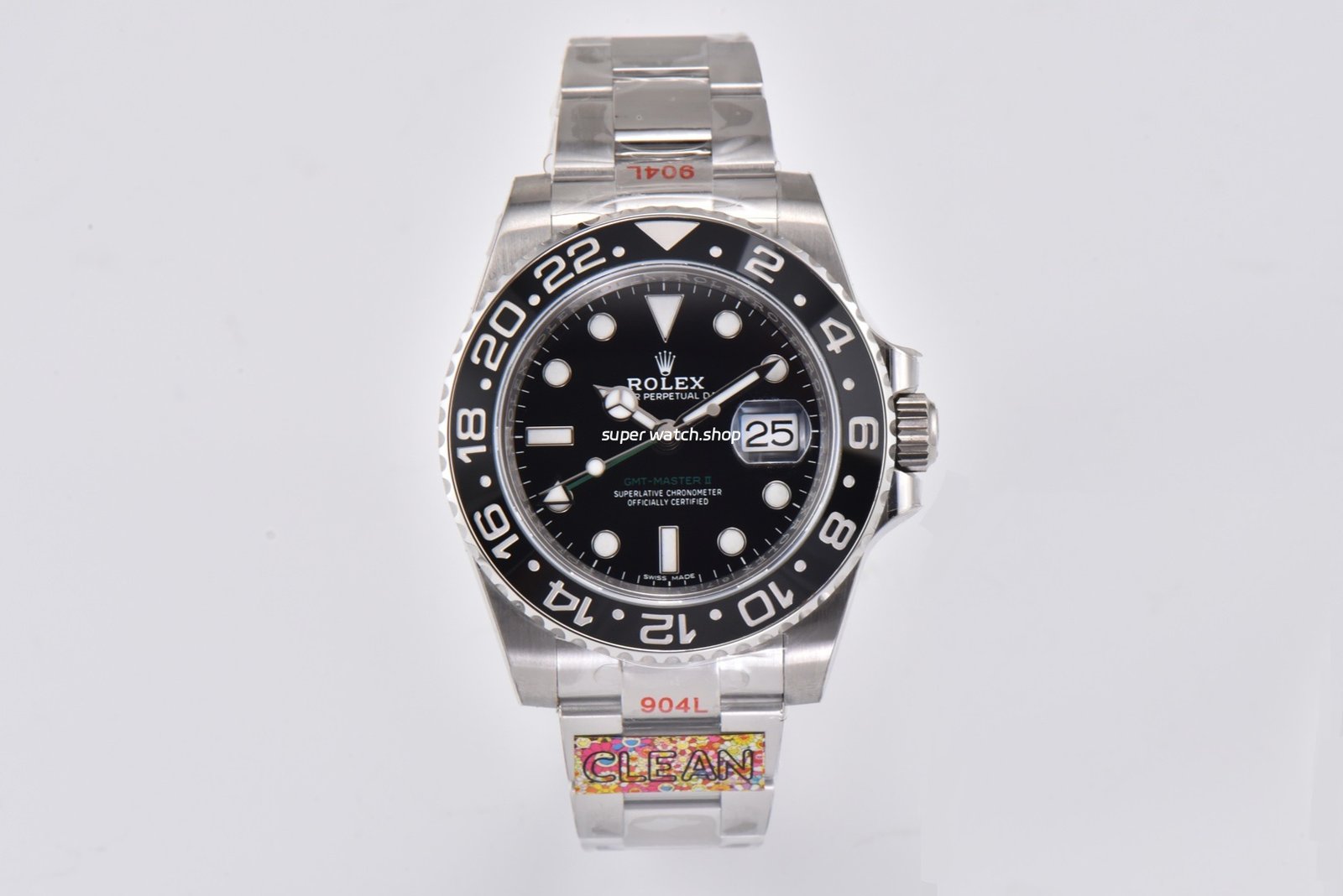 Clean-Factory-Rolex-GMT-Master-II-116710LN-0001-40mm-Full-904L-Black-Dial-9.jpg Clean Factory Rolex GMT-Master II 116710LN-0001 40mm Full 904L Black Dial - Image 1