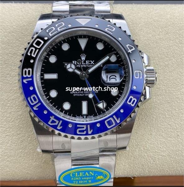 Clean-Factory-Rolex-GMT-Master-II-126710BLNR-0003-Batman-40mm-Full-904L-Black-Dial-9.jpg Clean Factory Rolex GMT-Master II 126710BLNR-0003 Batman 40mm Full 904L Black Dial - Image 1