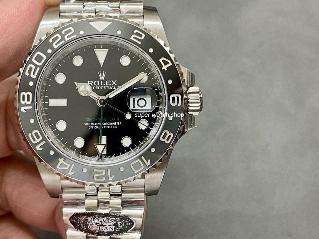 Clean-Factory-Rolex-GMT-Master-II-126710GRNR-0003-40mm-Full-904L-Black-Dial-Jubilee-3.jpg Clean Factory Rolex GMT-Master II 126710GRNR-0003 40mm Full 904L Black Dial Jubilee - Image 1