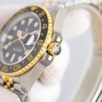 Clean Factory Rolex GMT-Master II 126713GRNR-0001 40mm Half Yellow Gold Black Dial Jubilee - Image 3