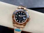 Clean Factory Rolex GMT-Master II 126715CHNR-0001 Rootbeer 40mm Full Rose Gold Black Dial - Image 4