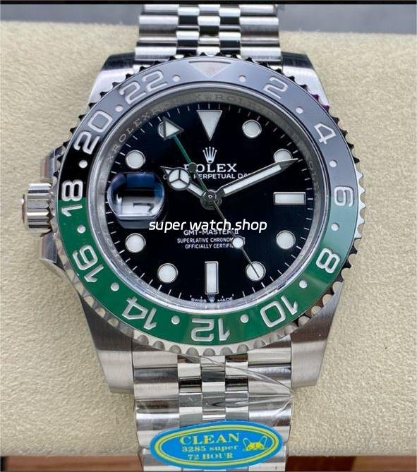 Clean-Factory-Rolex-GMT-Master-II-126720VTNR-0002-Sprite-40mm-Full-904L-Black-Dia-8.jpg Clean Factory Rolex GMT-Master II 126720VTNR-0002 Sprite 40mm Full 904L Black Dial Jubilee - Image 1