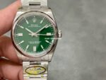 Clean Factory Rolex Oyster Perpetual 124300-0005 41mm Full 904L Green Dial