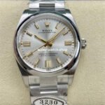 Clean Factory Rolex Oyster Perpetual 126000-0001 36mm Full 904L Silver Dial