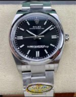 Clean Factory Rolex Oyster Perpetual 126000-0002 36mm Full 904L Black Dial