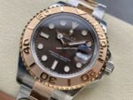 Clean Factory Rolex Yacht-Master 126621-0001 40mm Half Rose Gold Brown Dial - Image 3
