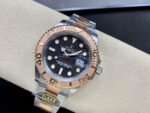 Clean Factory Rolex Yacht-Master 126621-0002 40mm Half Rose Gold Black Dial - Image 5