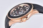 Clean Factory Rolex Yacht-Master 126655-0002 40mm Rose Gold Oysterflex Black Dial - Image 5