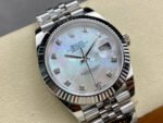 Clean factory Rolex Datejust 126334-0020 41mm Full 904L Diamond Mope Mother Of Pearl Dial Jubilee - Image 2