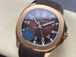 E7 Factory Patek Philippe Aquanaut 40mm 5167R-001 Rose Gold Rubber Strap Brown Dial - Image 3
