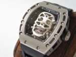 EUR Factory Richard Mille RM052 44mm Full Titanium Black Rubber Strap Skeletonized Black Dial - Image 4