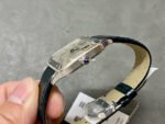 F1 Factory Cartier Santos Dumont WSSA0023 27.5mm Steel Leather Strap Roman Numerals Silver Dial - Image 6