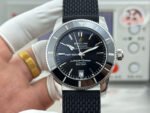 GF Factory Breitling Superocean Heritage B20 AB2010121B1A1 42mm Steel Rubber Strap Black Dial